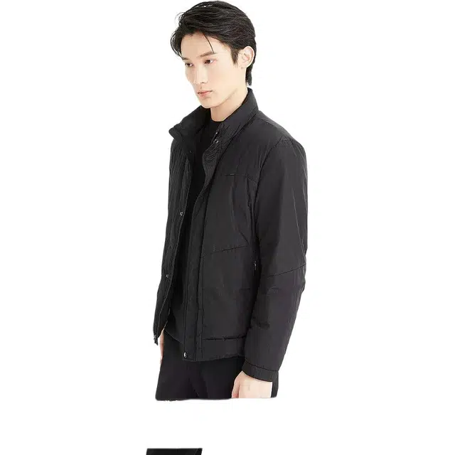利郎 白鹅绒商务冬季无帽立领羽绒服 男款