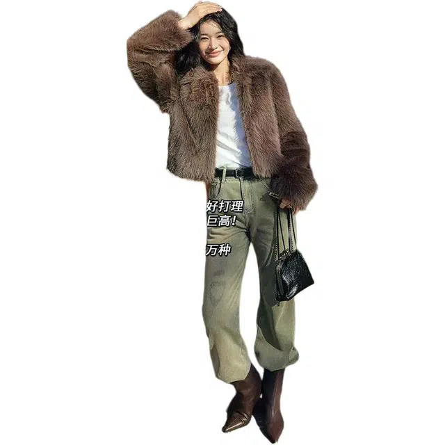 美洋 仿貂毛身价翻倍贵气皮草 女款