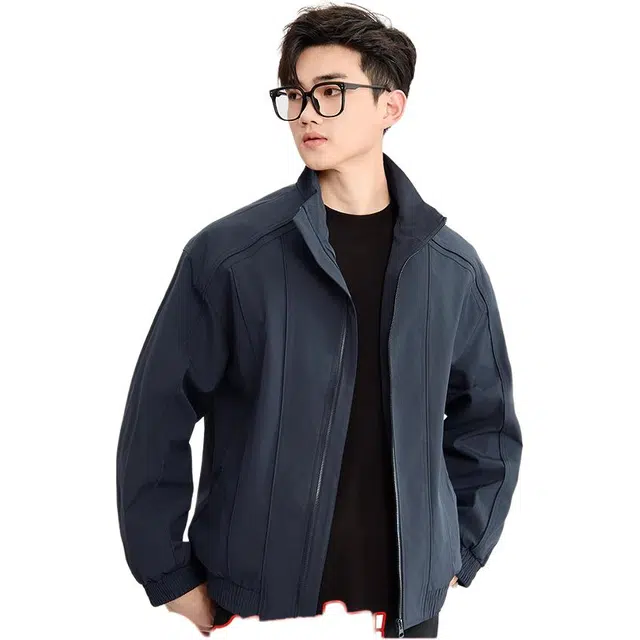 三福 修身立领休闲长袖夹克 男款