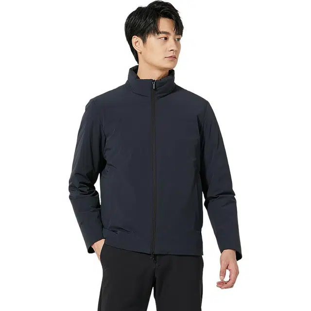 利郎 轻薄拒水商务无帽立领羽绒服 男款