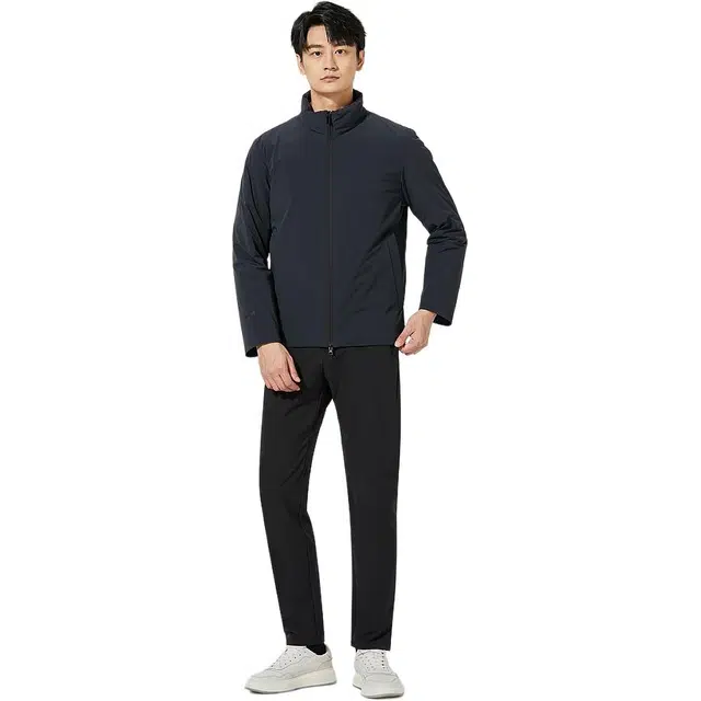 利郎 轻薄拒水商务无帽立领羽绒服 男款