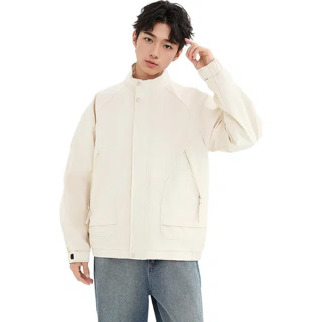 三福 立领工装夹克 男款