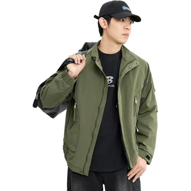 三福 立领工装夹克 男款