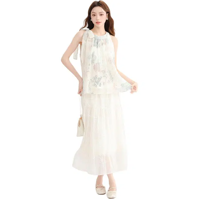 如续 国风简约舒适通勤吊带 女款