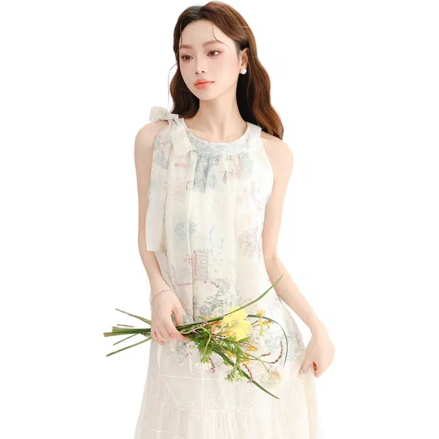 如续 国风简约舒适通勤吊带 女款