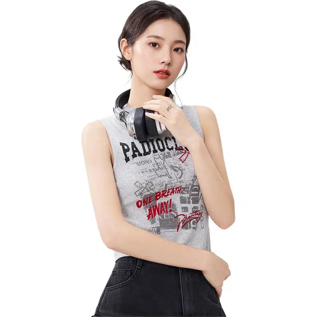 爱依服 美式个性辣妹风街头背心 女款