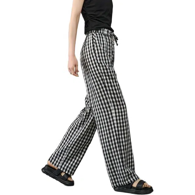 娅丽达 直筒简约设计感通勤长裤休闲裤 女款