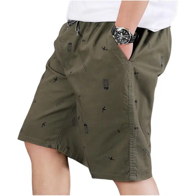 左岸 夏季美式高街风百搭时尚日常通勤户外活动宽松舒适透气吸汗冰丝潮牌休闲短裤 男款