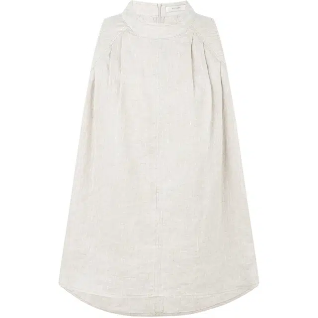 美洋 亚麻立领挖肩背心 女款