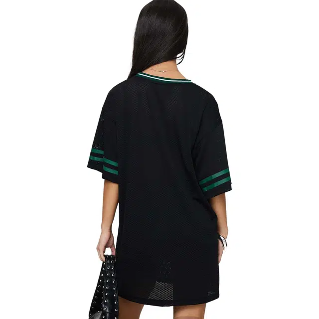 PRINCESS POLLY Michail Jersey Mini Dress V