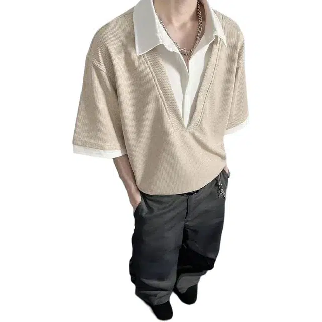 YICHEN miucleanfitPolo