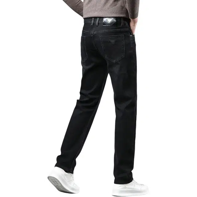 海尔斯 直筒百搭时尚简约舒适牛仔裤 男款