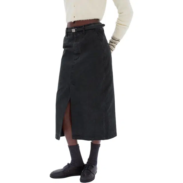 Auralee FW25 PRODUCT DYED FINX CHINO SKIRT