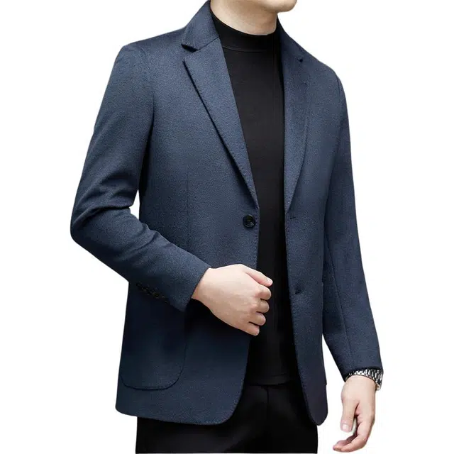 太子龍 轻奢高档羊绒休闲羊毛呢商务单西秋冬西装 男款