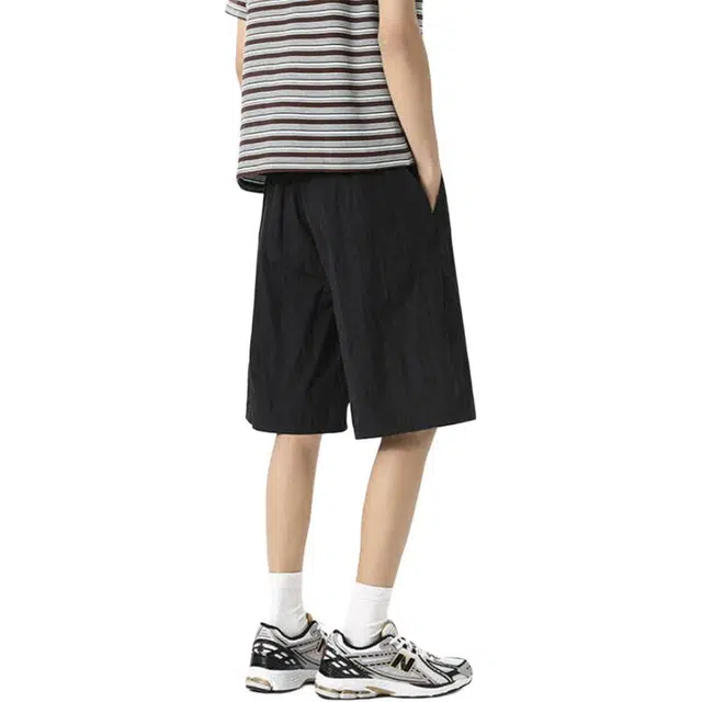 单爵 美式腊肠狗刺绣潮牌五分休闲短裤 男女同款