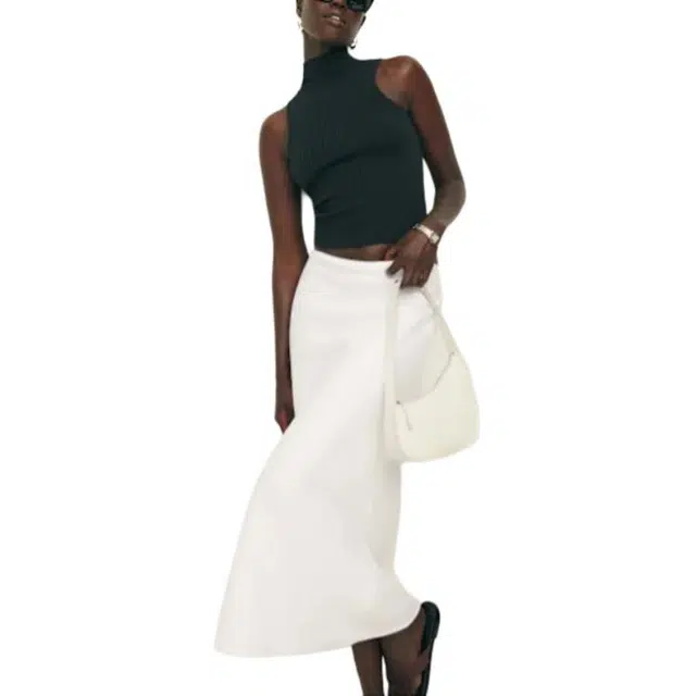 REFORMATION Layla Linen Skirt