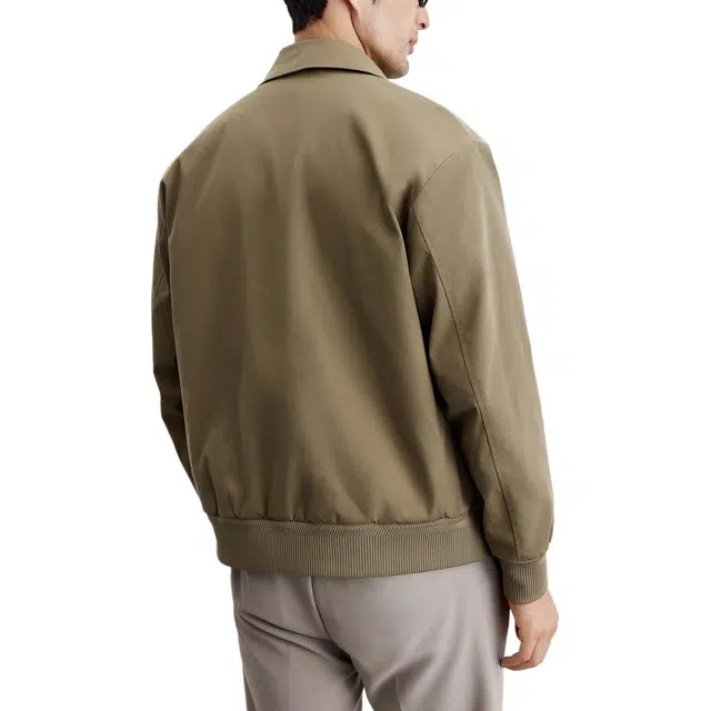 丹宁哲学 抗皱科技记忆面料格纹里衬收口袖标准欧美风夹克 男款