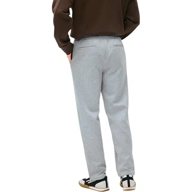 丹宁哲学 简约休闲系列 易打理抗皱针织面料春秋厚款松紧腰休闲裤 男款