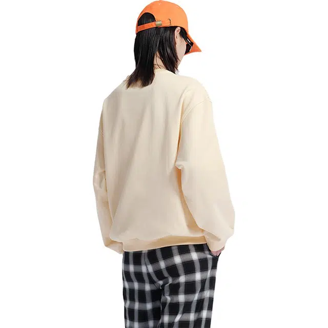 艾莱依 圆领套头宽松长袖卫衣 女款