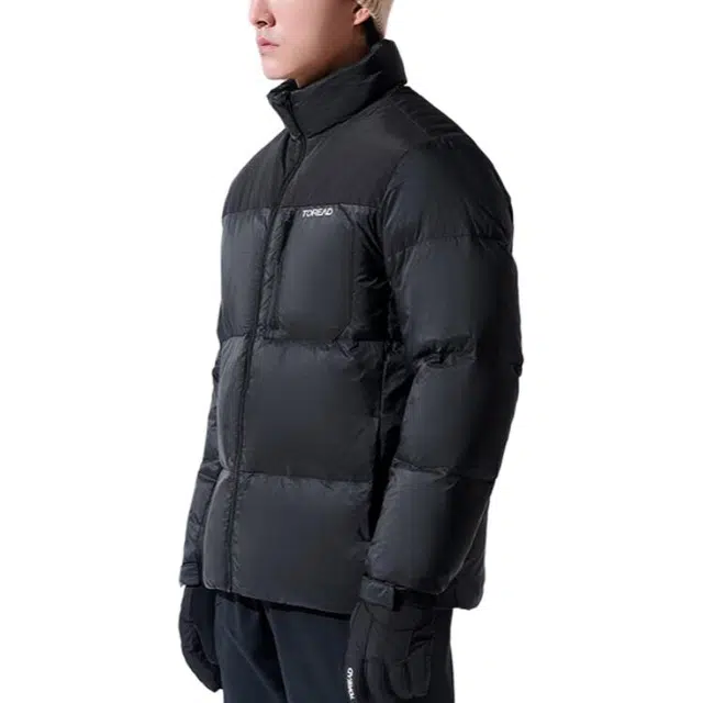 探路者 保暖防风防泼水羽绒服 男款 黑色