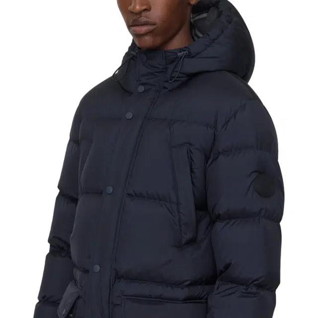 Burberry FW25 Loose Hoodie Down Jacket Men