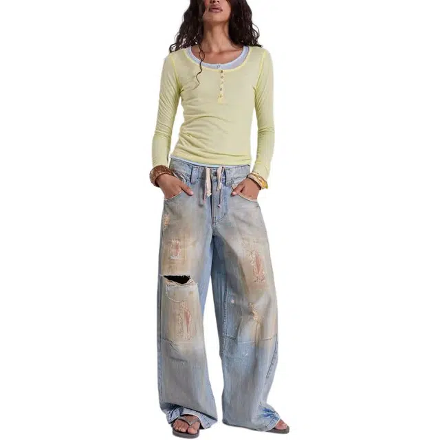Jaded london Reef Dirty-Wash Colossus Jeans