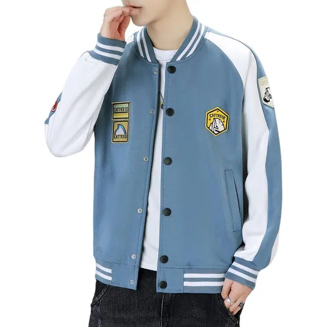 太子龍  美式外套韩版潮流青少年初中学生宽松百搭棒球服 男款
