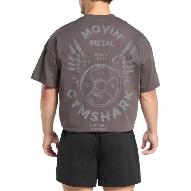 GYMSHARK Movin' Metal T
