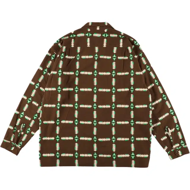 bowwow FW25 NAVAJO PRINT FLANNEL SHIRT