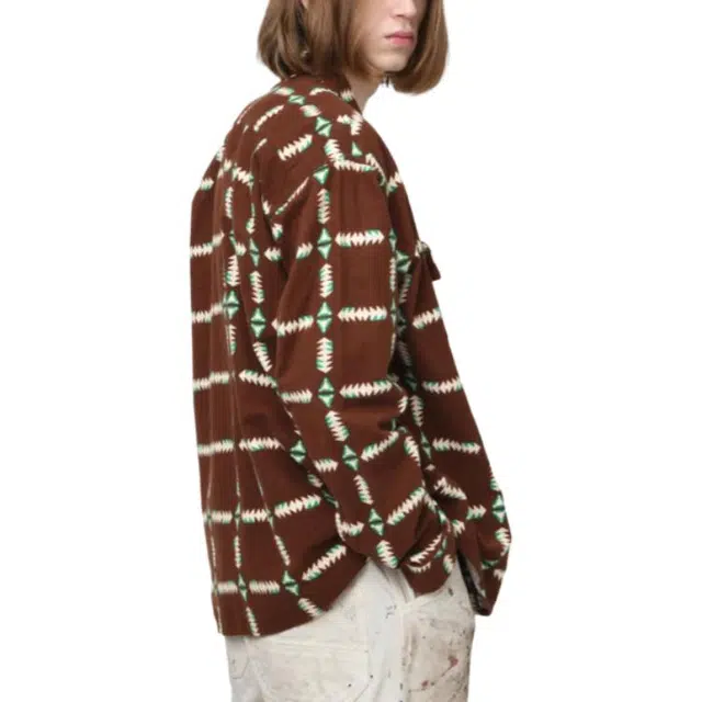 bowwow FW25 NAVAJO PRINT FLANNEL SHIRT