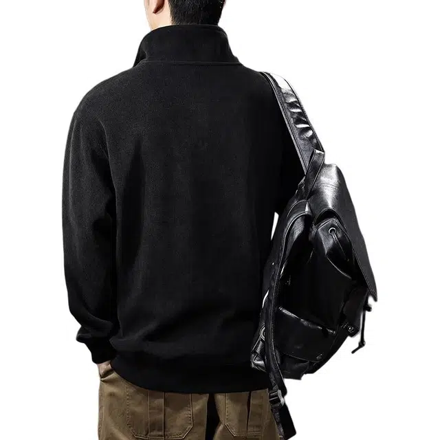 炳盛 雪尼尔上衣潮牌痞帅休闲外套卫衣 男女同款