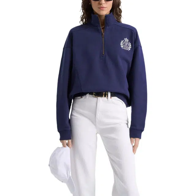 SPORTY RICH cotton sweatshirt