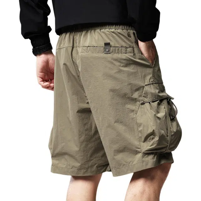 贵色 经典百搭耐磨薄款潮牌多口袋五分中裤高端美式户创意设计外机能工装短裤 男女同款