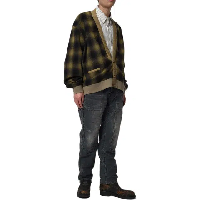 bowwow SS25 DOUBLE KNEE DUCK PAINTER PANTS AGEING