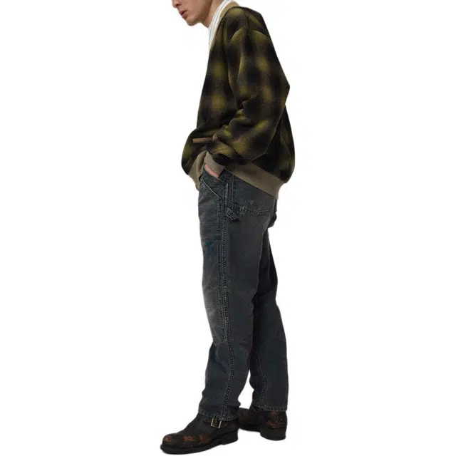 bowwow SS25 DOUBLE KNEE DUCK PAINTER PANTS AGEING