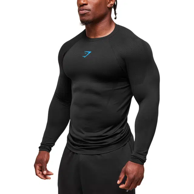 GYMSHARK Onyx 5.0 Seamless logoT