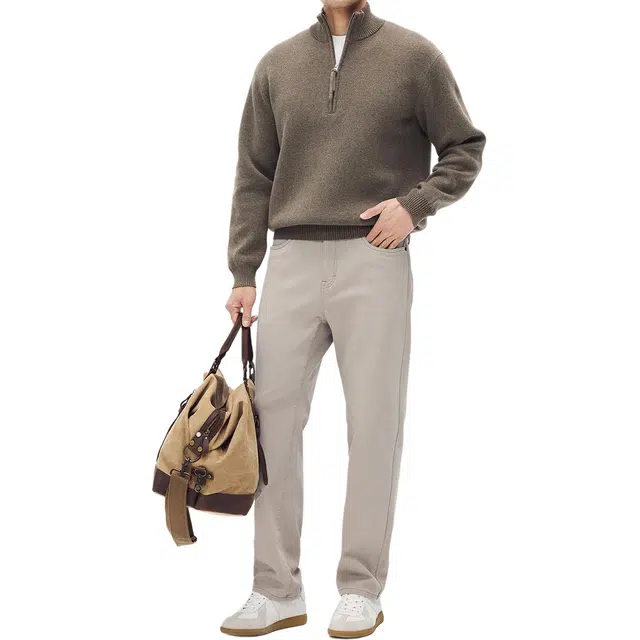 丹宁哲学 冬季百搭神裤 轻奢洗褪工艺牛仔裤 男款