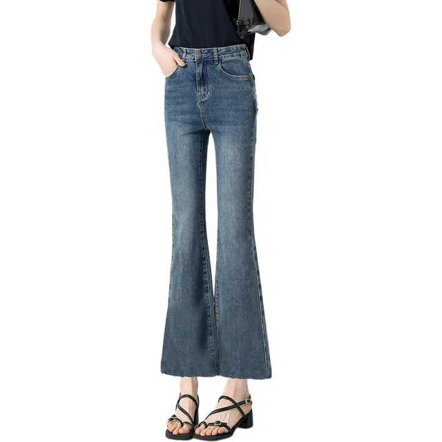 惟熙 高腰修身弹力薄款牛仔裤 女款