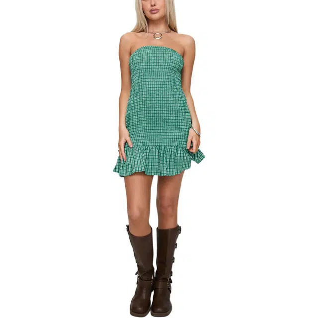 PRINCESS POLLY Porschia strapless mini dress