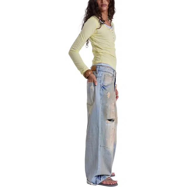 Jaded london Reef Dirty-Wash Colossus Jeans