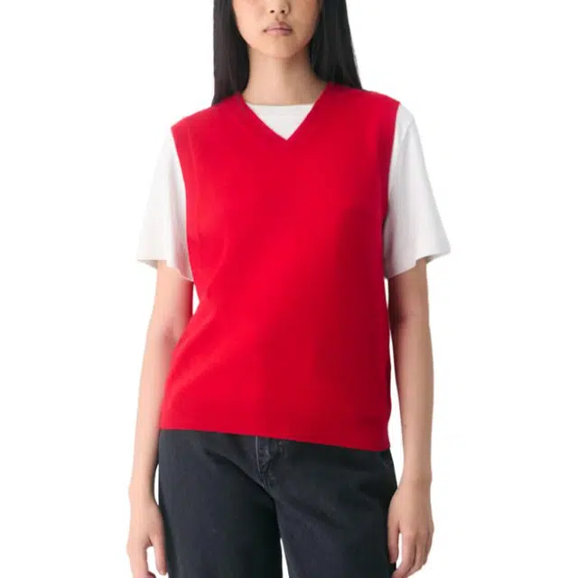 ARITZIA FW25 Bare Cashmere V-neck Sweater Vest V
