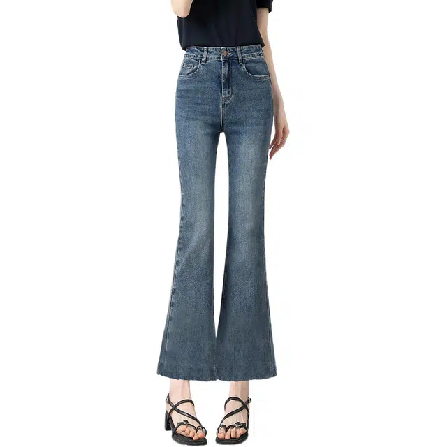 惟熙 高腰修身弹力薄款牛仔裤 女款