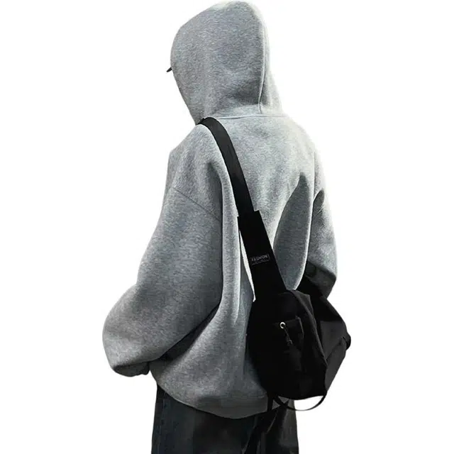 单爵 美式男生春秋季潮牌男士高街痞帅连帽上衣卫衣 男女同款