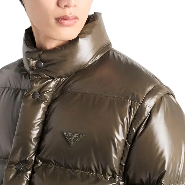 Prada Detachable Sleeve Down Jacket