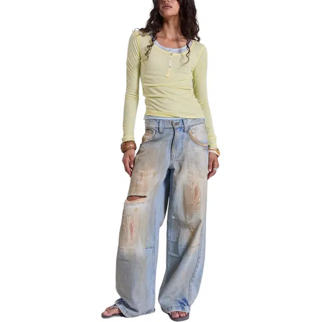 Jaded london Reef Dirty-Wash Colossus Jeans