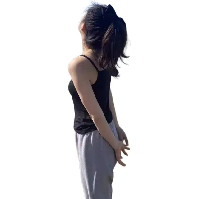 欧迪芬 冰丝内搭修身时尚百搭简约外穿短款性感背心 女款