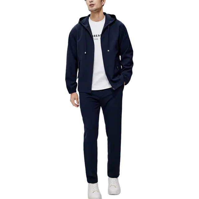 丹宁哲学 高档干爽垂感面料收口袖宽松型休闲风夹克 男款