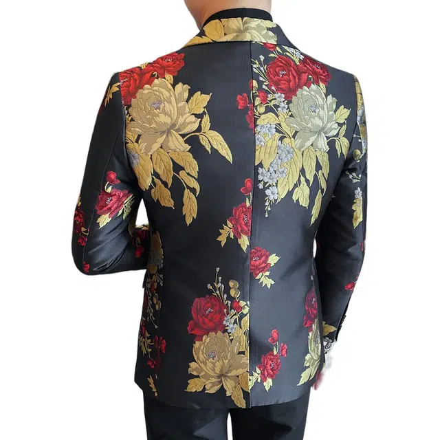 太子龍 时尚潮流刺绣西装 男款