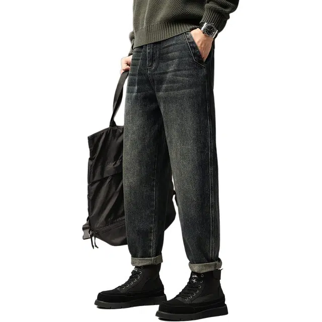 贵色 美式舒适时尚潮流百搭休闲牛仔裤 男女同款