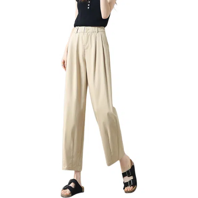 惟熙 【抗皱】小个子八分气球裤女休闲裤 女款